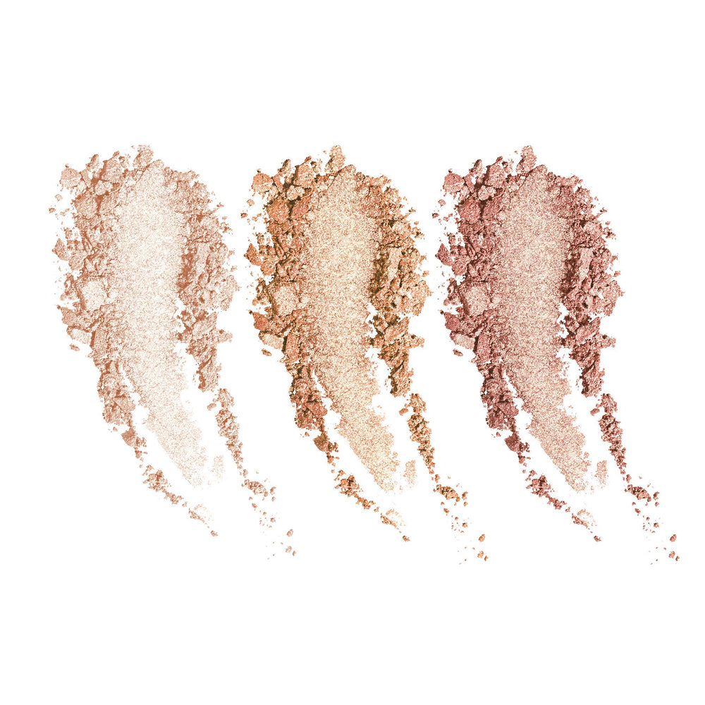 Texture végane et sans cruauté Milani Stellar Lights sur fond neutre