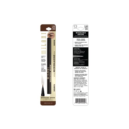 Milani Teinte Week-end Sourcils avant-apres brun-moyen naturel.
