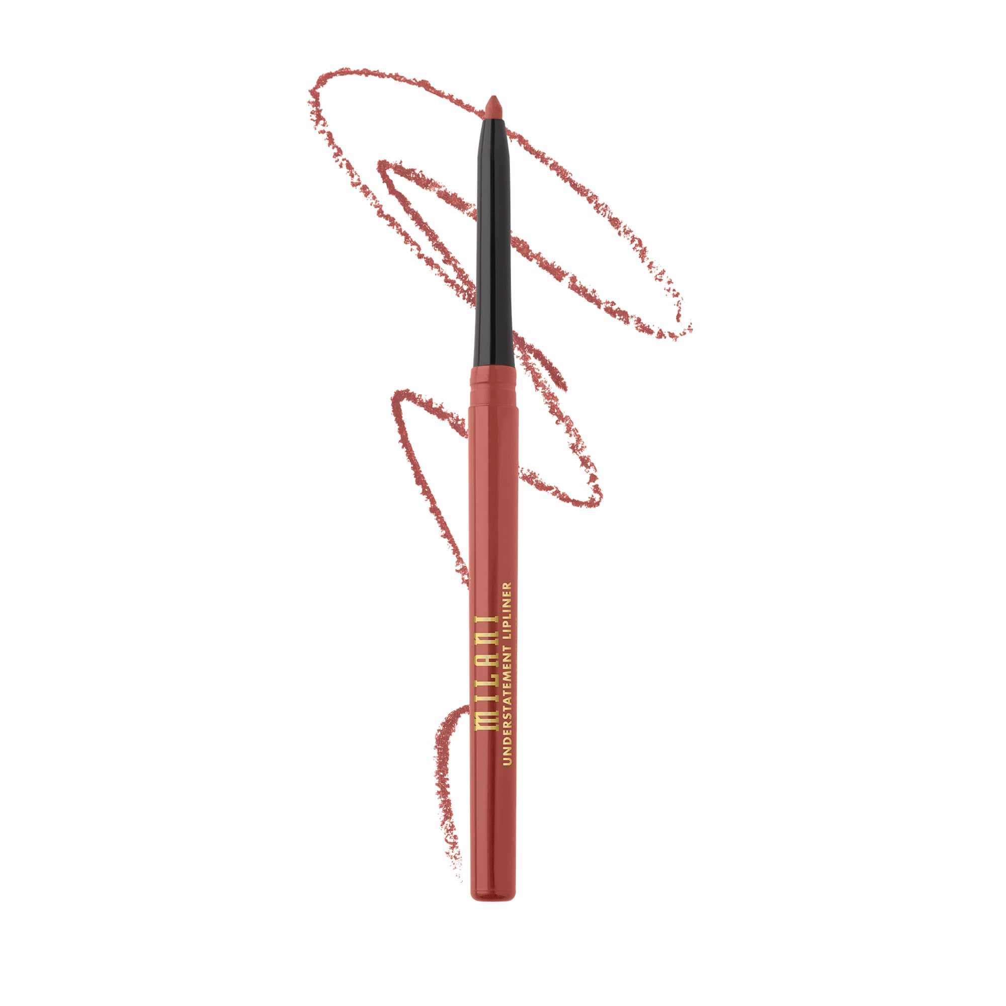 Milani Understatement Crayon contour lèvres retractable, pigmentation élevée.