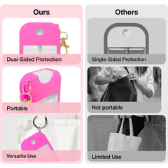 Coque MILASONUS rose vif pour Power Mist, étui élégant.
