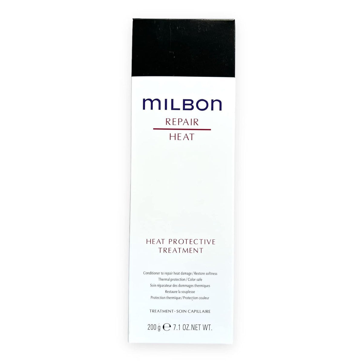 Milbon Repair Heat Protective Treatment, bouteille, protection de la chaleur jusqu'à 450°F.