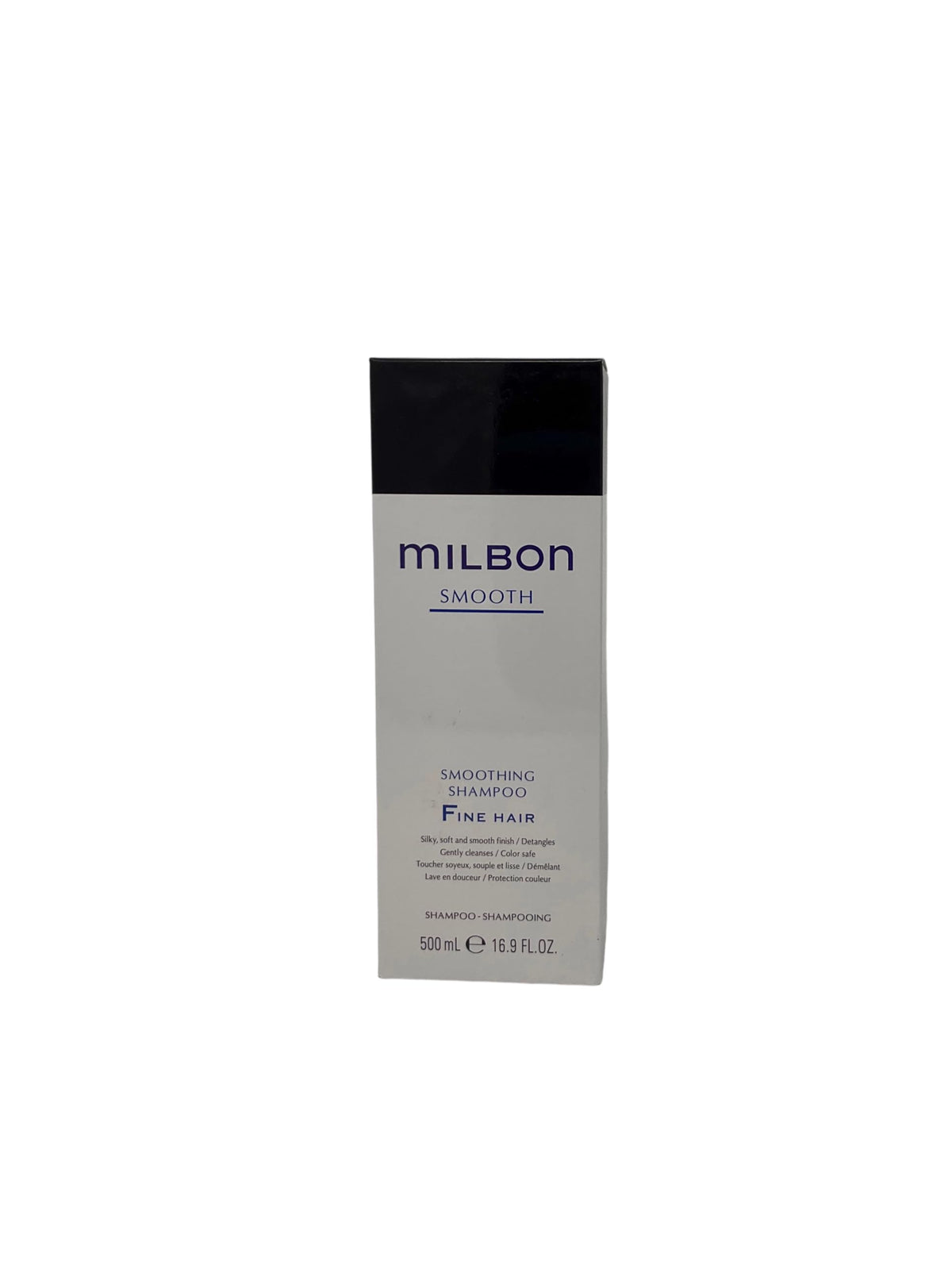 Flacon Milbon Shampoing lissant pour cheveux fins, coiffage facilité et douceur