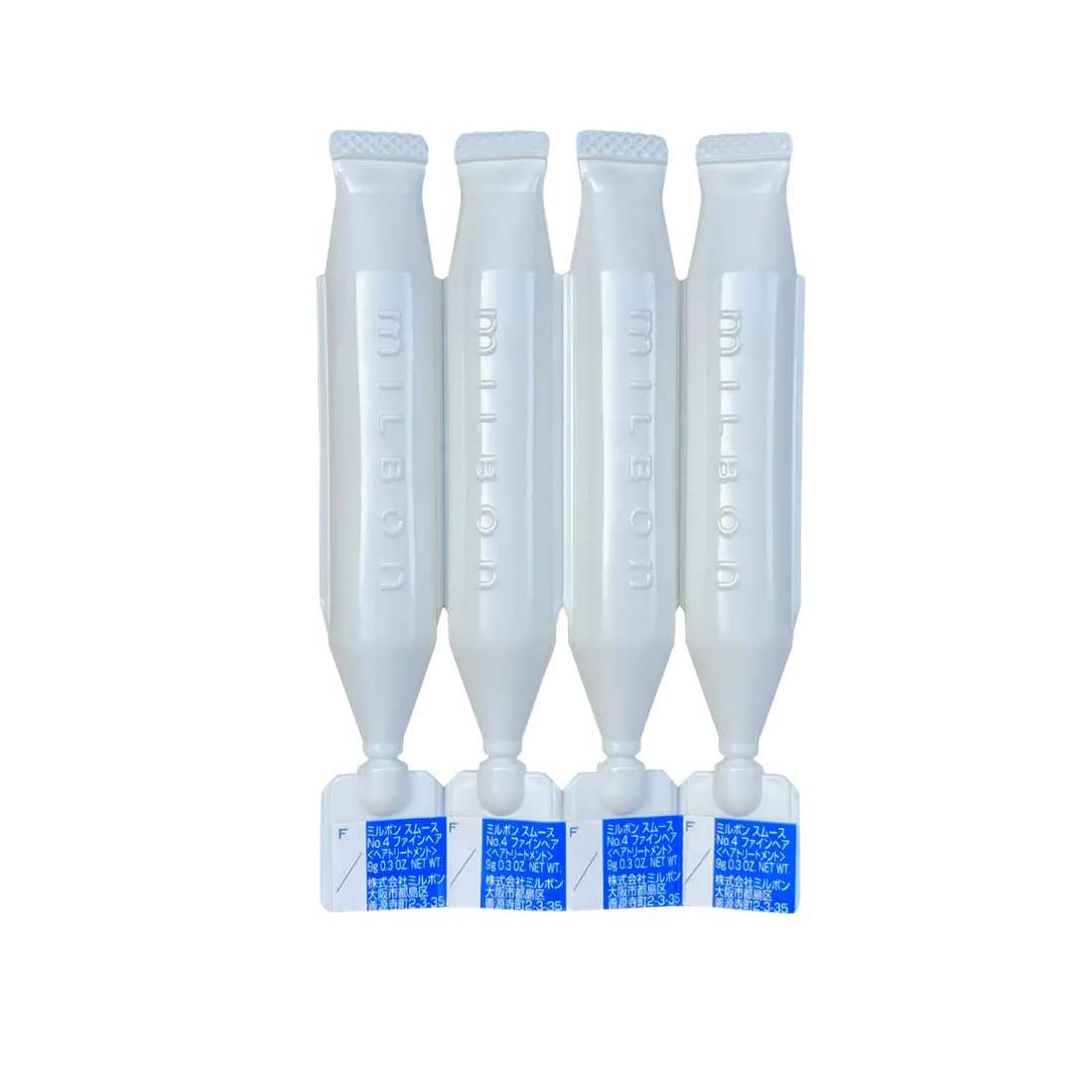 Milbon Smooth No.4 Booster, application sur les longueurs, soin après shampoing pour cheveux fins.