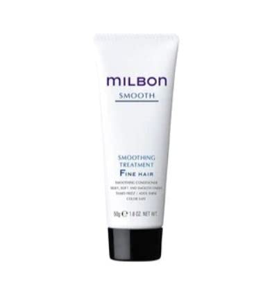 Milbon Soin Lissant Cheveux Fins, format voyage, maîtrise des frisottis et brillance naturelle.
