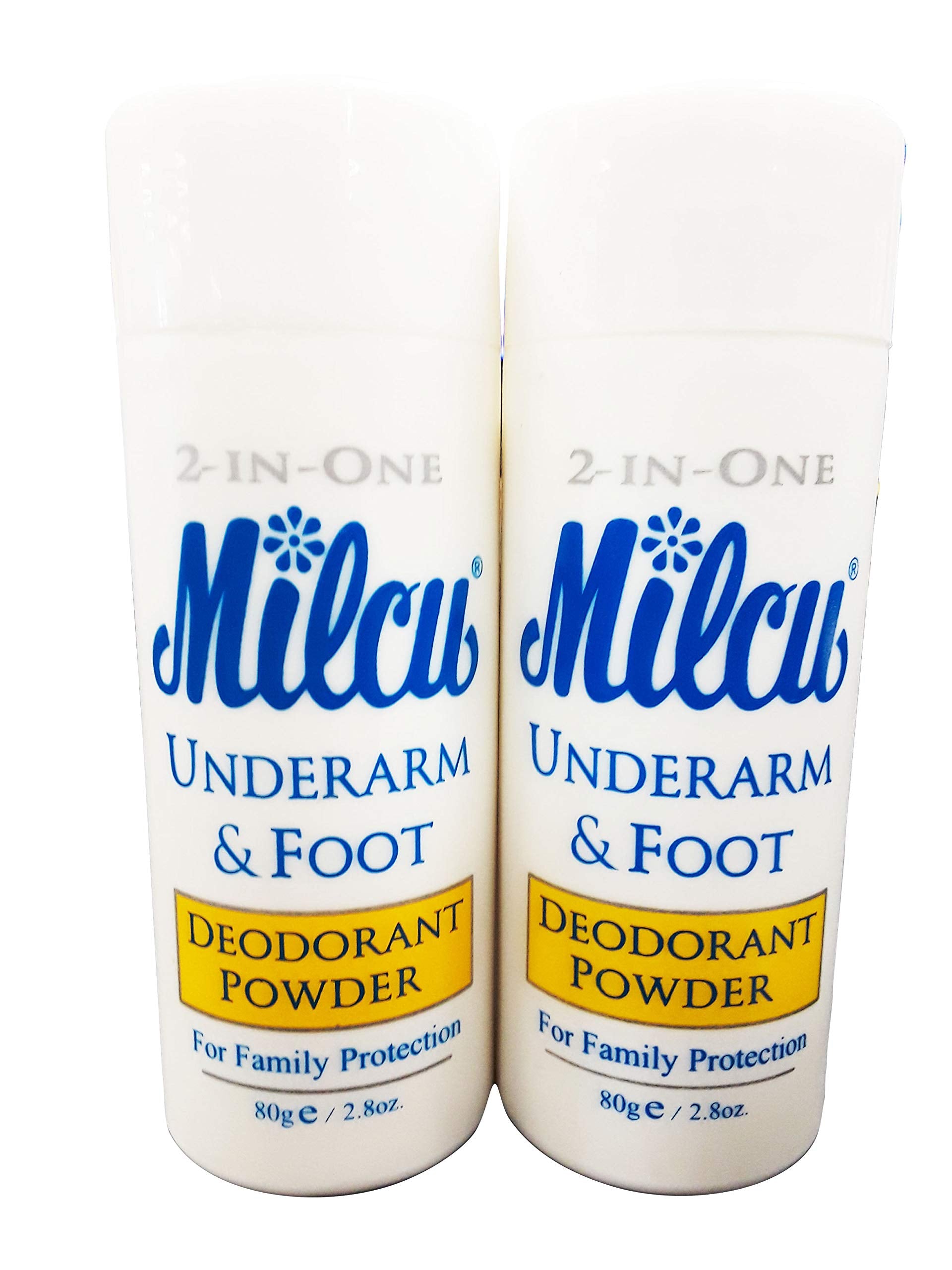 Milcu poudre déodorante aisselles, fraîcheur durable et discrète.