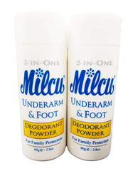 Milcu poudre déodorante aisselles, fraîcheur durable et discrète.