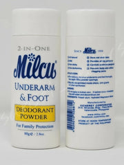 Milcu poudre déodorante texture poudre douce: texture légère pour application facile.