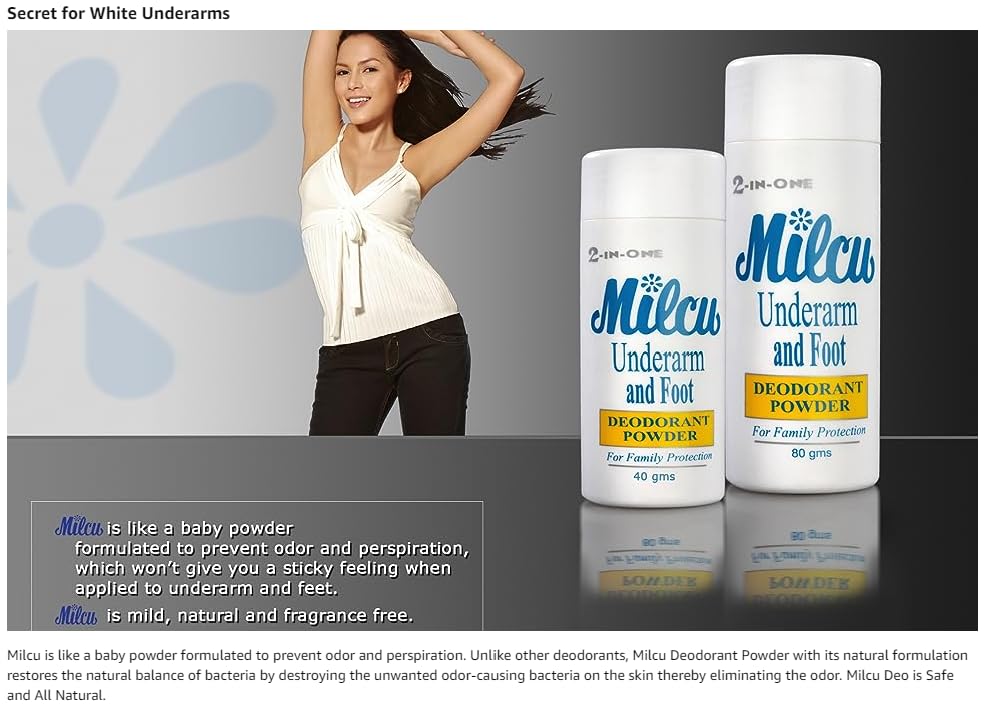 Milcu poudre déodorante utilisation famille: adaptée à toute la famille.