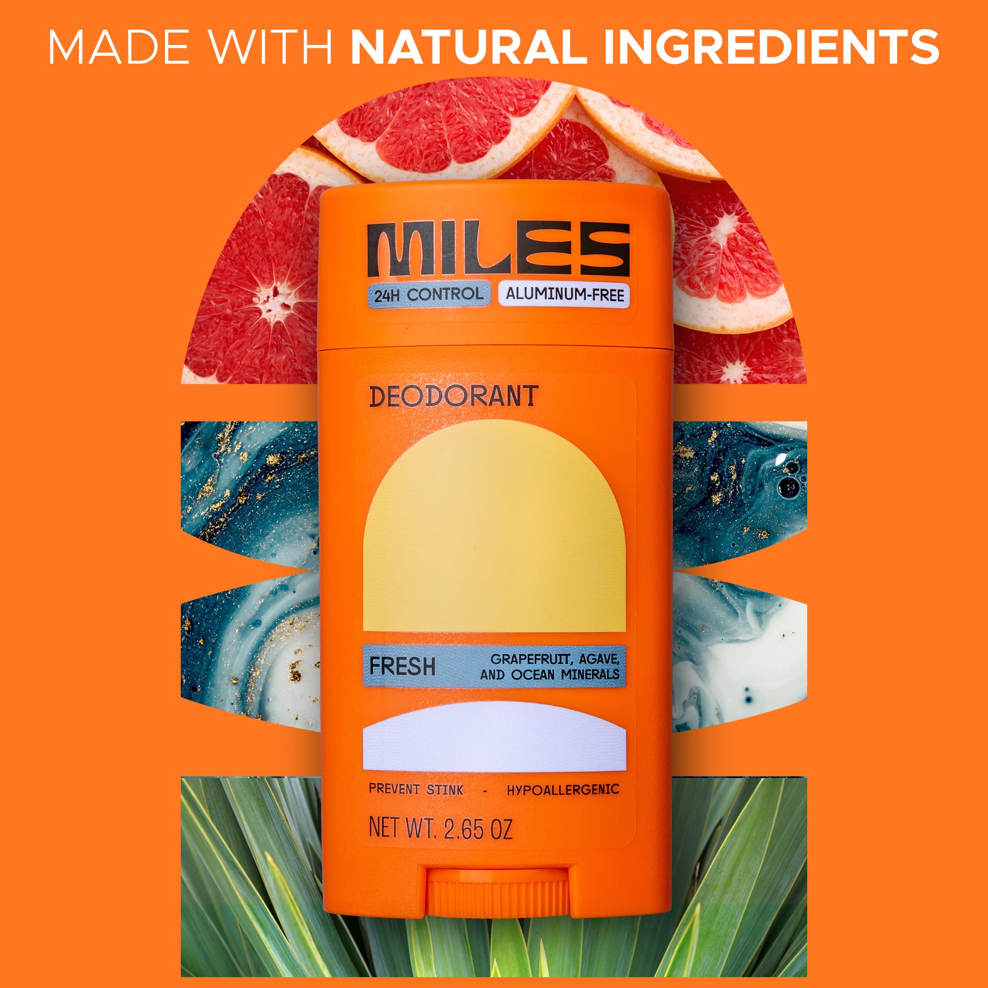 Miles Kids Déodorant Sans Paraben Sans Alcool — composition naturelle et hypoallergenique