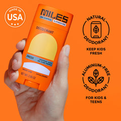 Miles Kids Déodorant Sensibilite Peau — formulation adaptée aux peaux sensibles