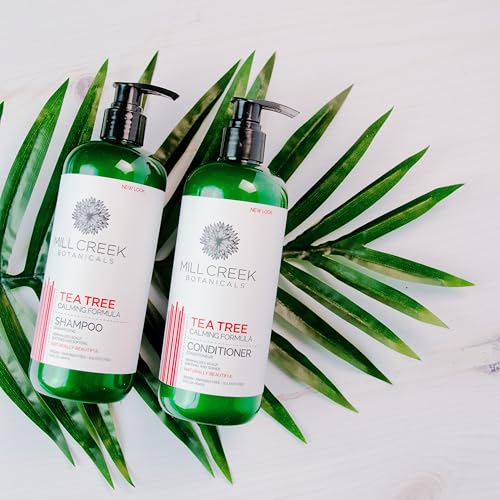 Mill Creek Aloe Vera Après-Shampoing: bouteille, démêle et rend les cheveux plus doux.