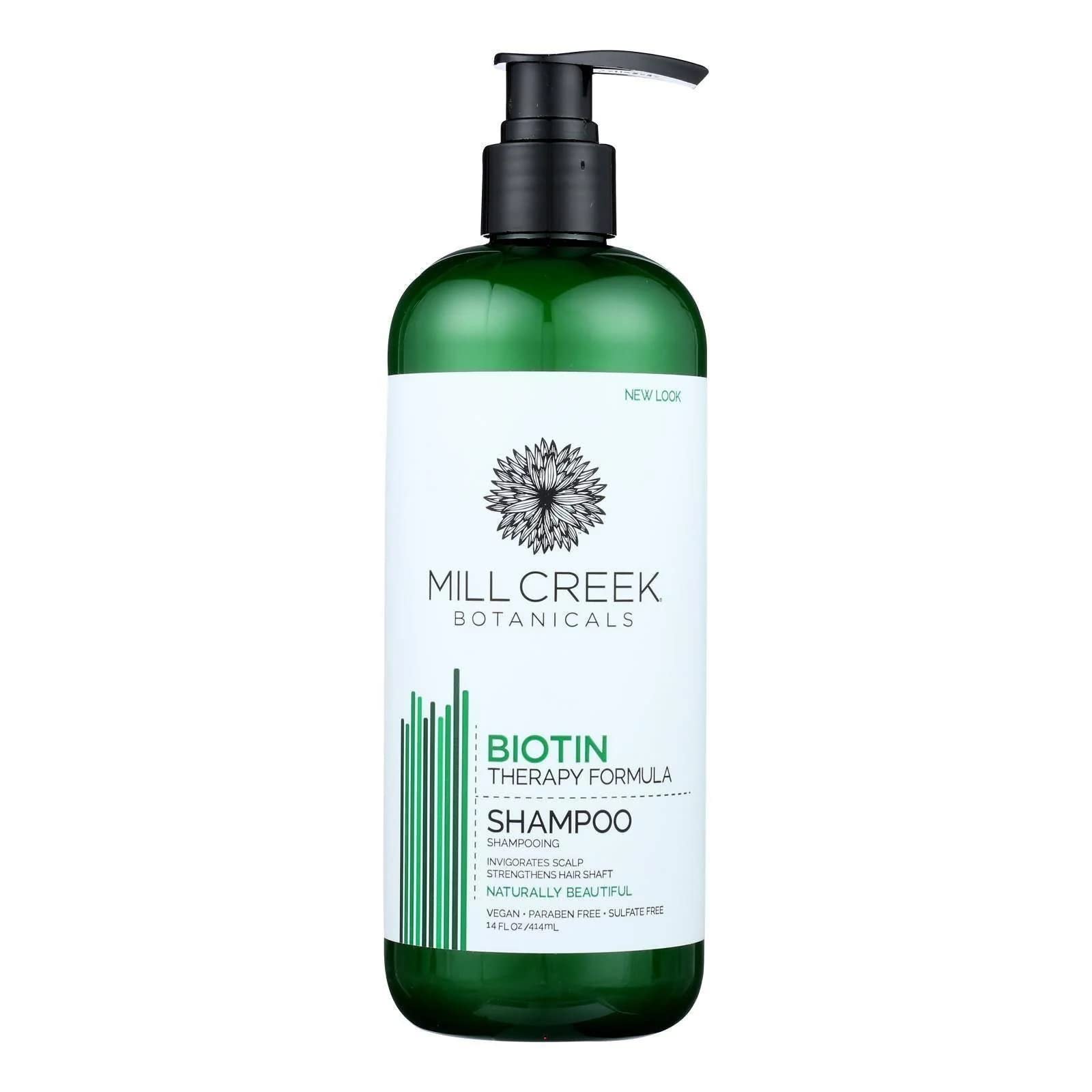Mill Creek Shampooing biotine bouteille soin du cuir chevelu nourrissant