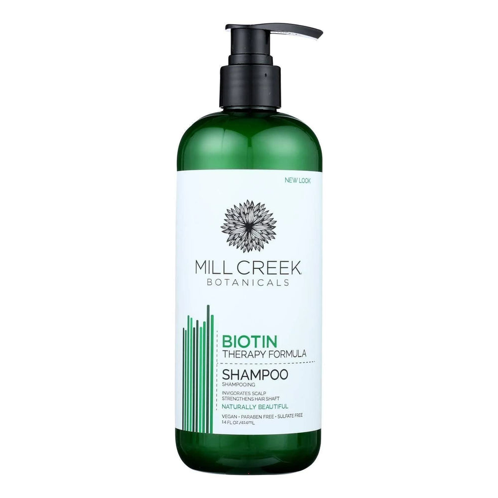 Mill Creek Shampooing biotine bouteille soin du cuir chevelu nourrissant