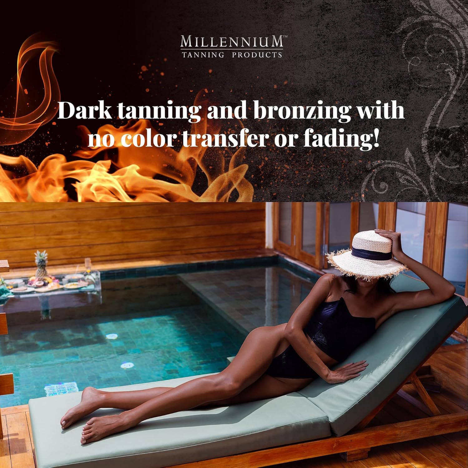 Millennium Tanning Insanely Black 60x – étiquette claire facilitant l’identification des usages.