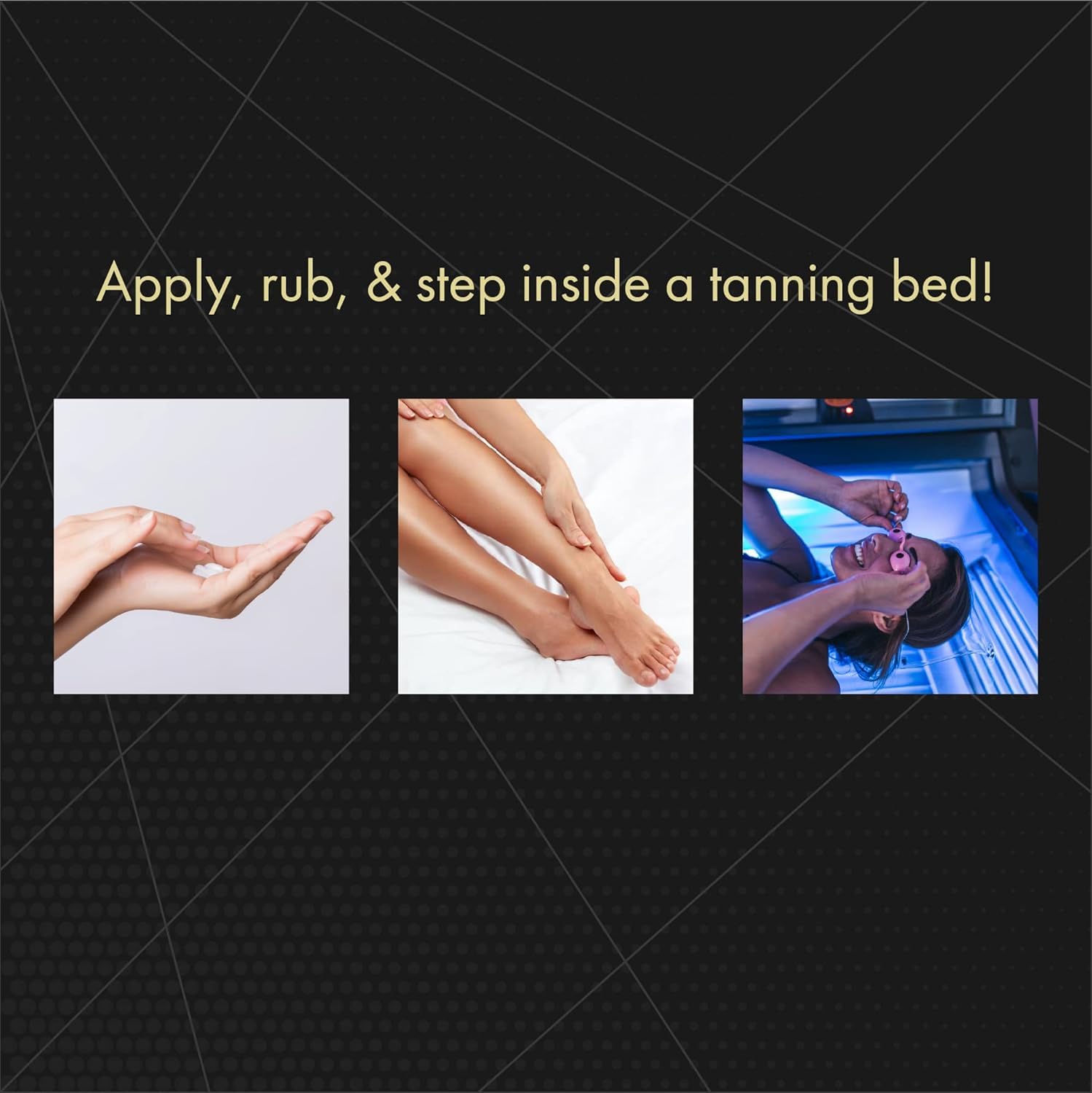 Millennium Tanning Solid Black 200X : application pratique pour l’extérieur.