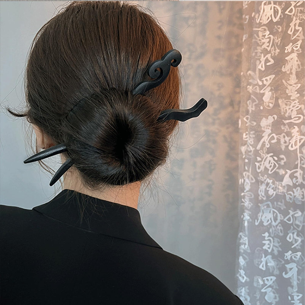 Cadeau Mimalexin – bâtons-cheveux bois noir pour toutes les occasions.