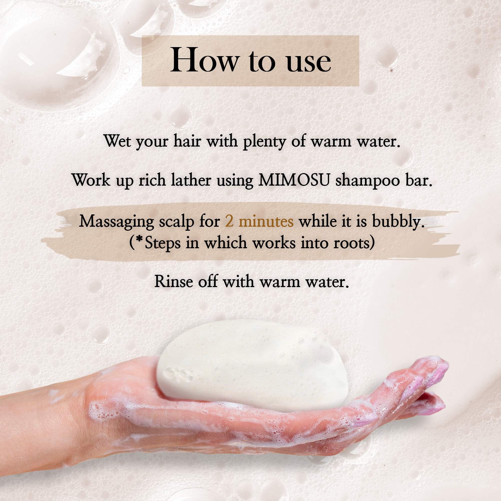 Mimosu application-rapide-mousse-douce, routine douche simplifiée