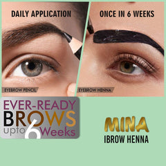 MinaiBrow Coloration brun moyen – couvre les gris avec un rendu naturel.