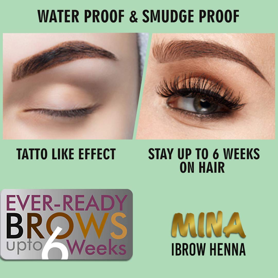 MinaiBrow Coloration brun moyen – végan et sans cruauté envers les animaux.