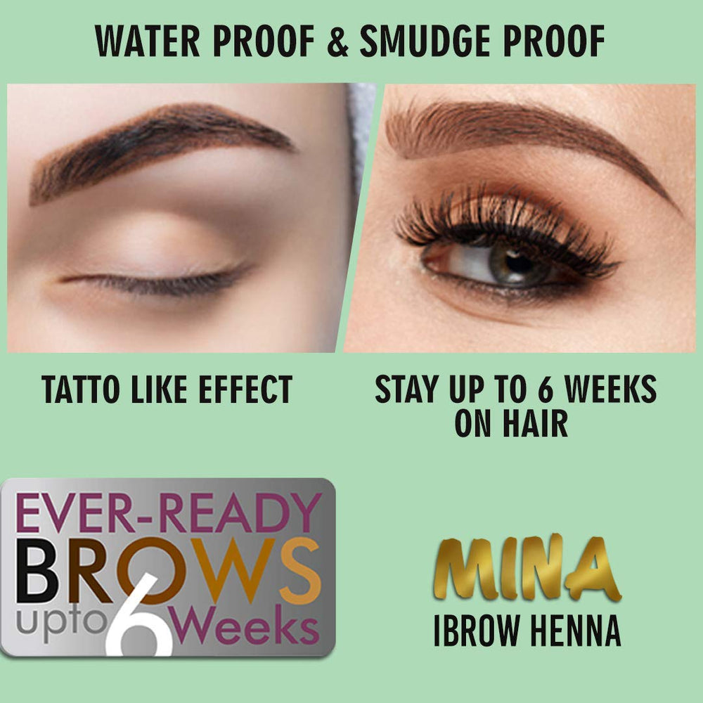 MinaiBrow Coloration brun moyen – végan et sans cruauté envers les animaux.