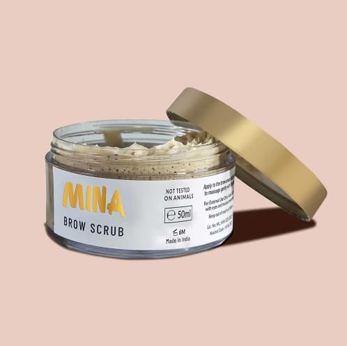 MinaiBrow gommage-sourcils: formule-naturelle sans parabenes et sulfates agressifs.