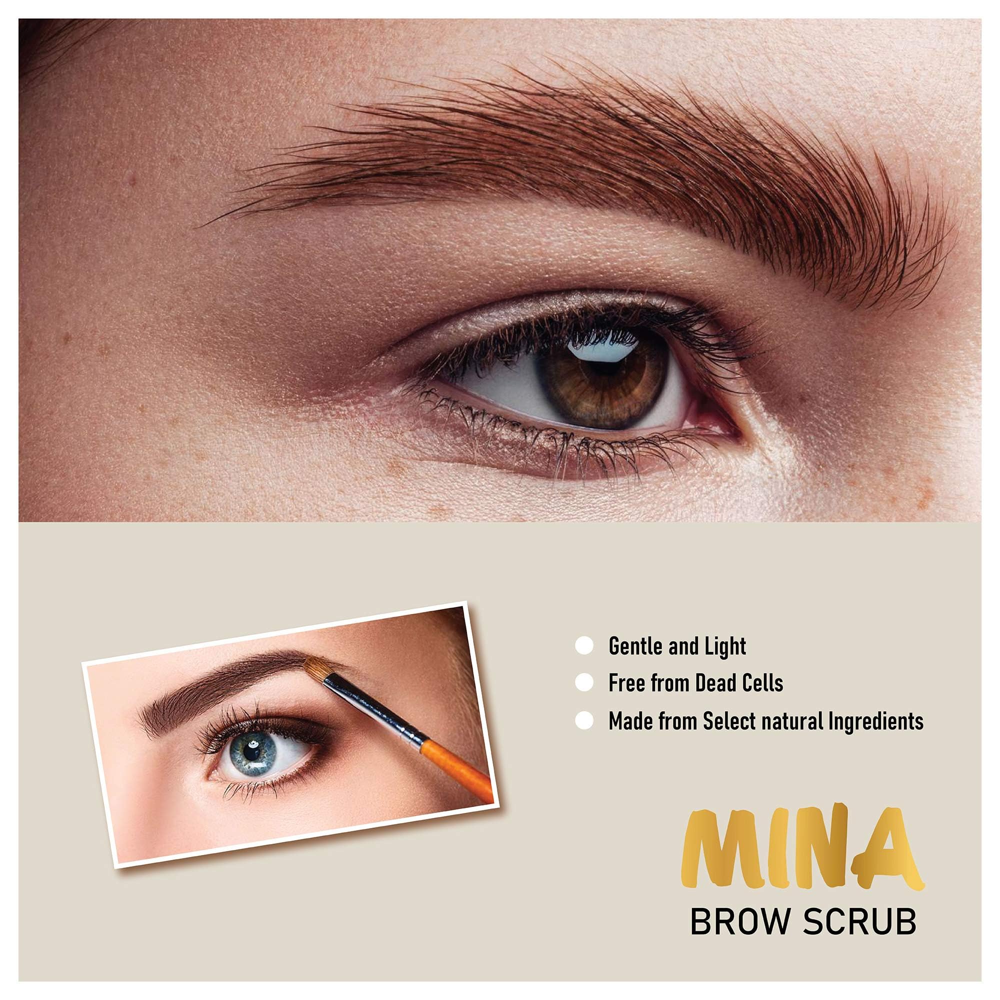 MinaiBrow gommage-sourcils: formulation non testee sur les animaux.