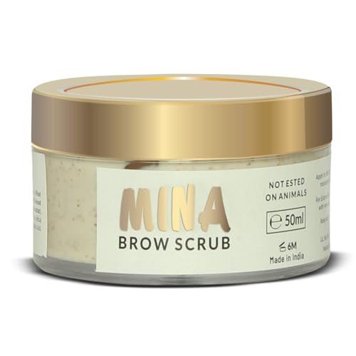 MinaiBrow gommage-sourcils: texture-cremeuse qui exfolie en douceur.