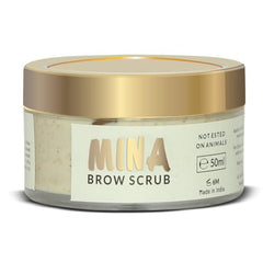 MinaiBrow gommage-sourcils: texture-cremeuse qui exfolie en douceur.