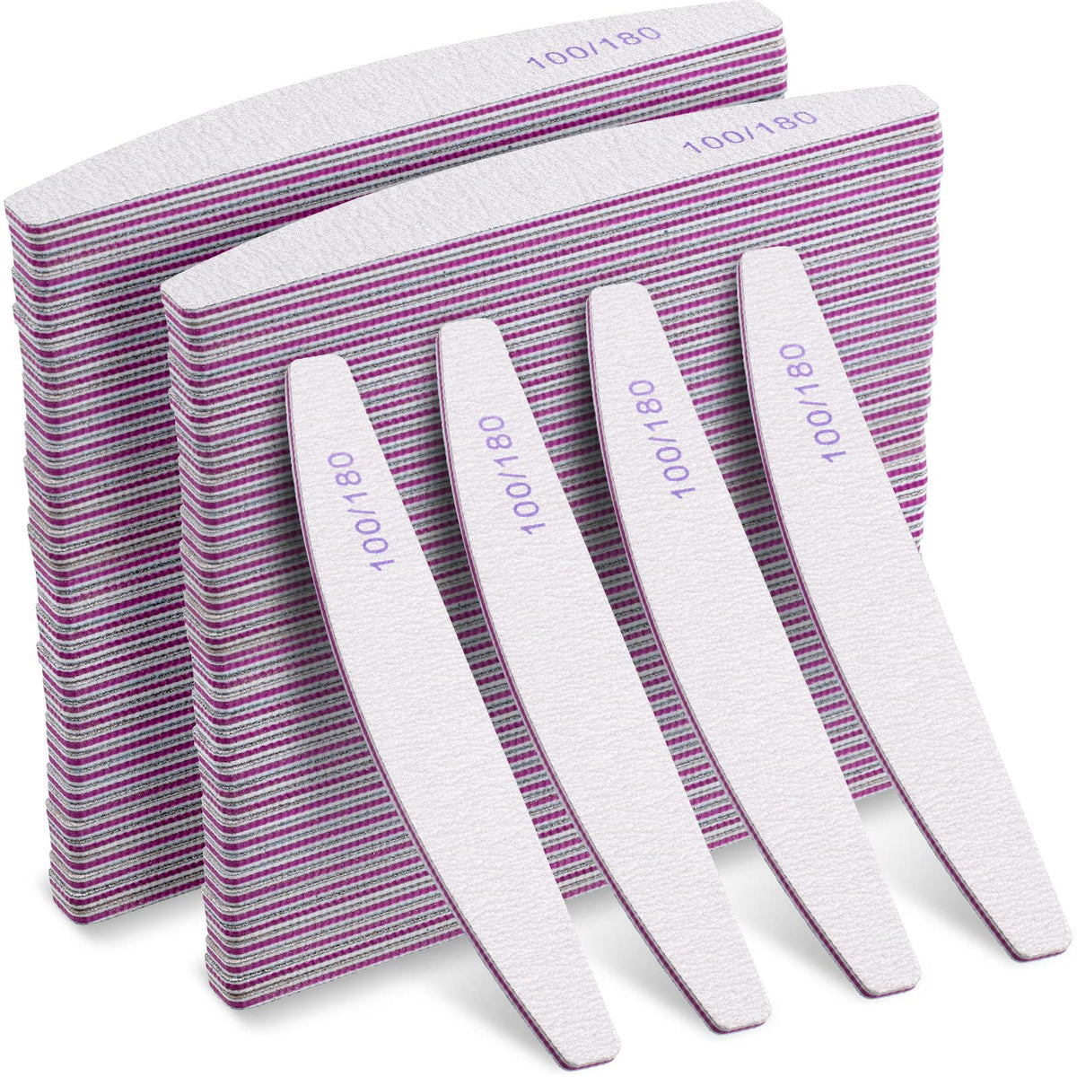Minatee lime à ongles doubles face courbes pour un lissage précis.