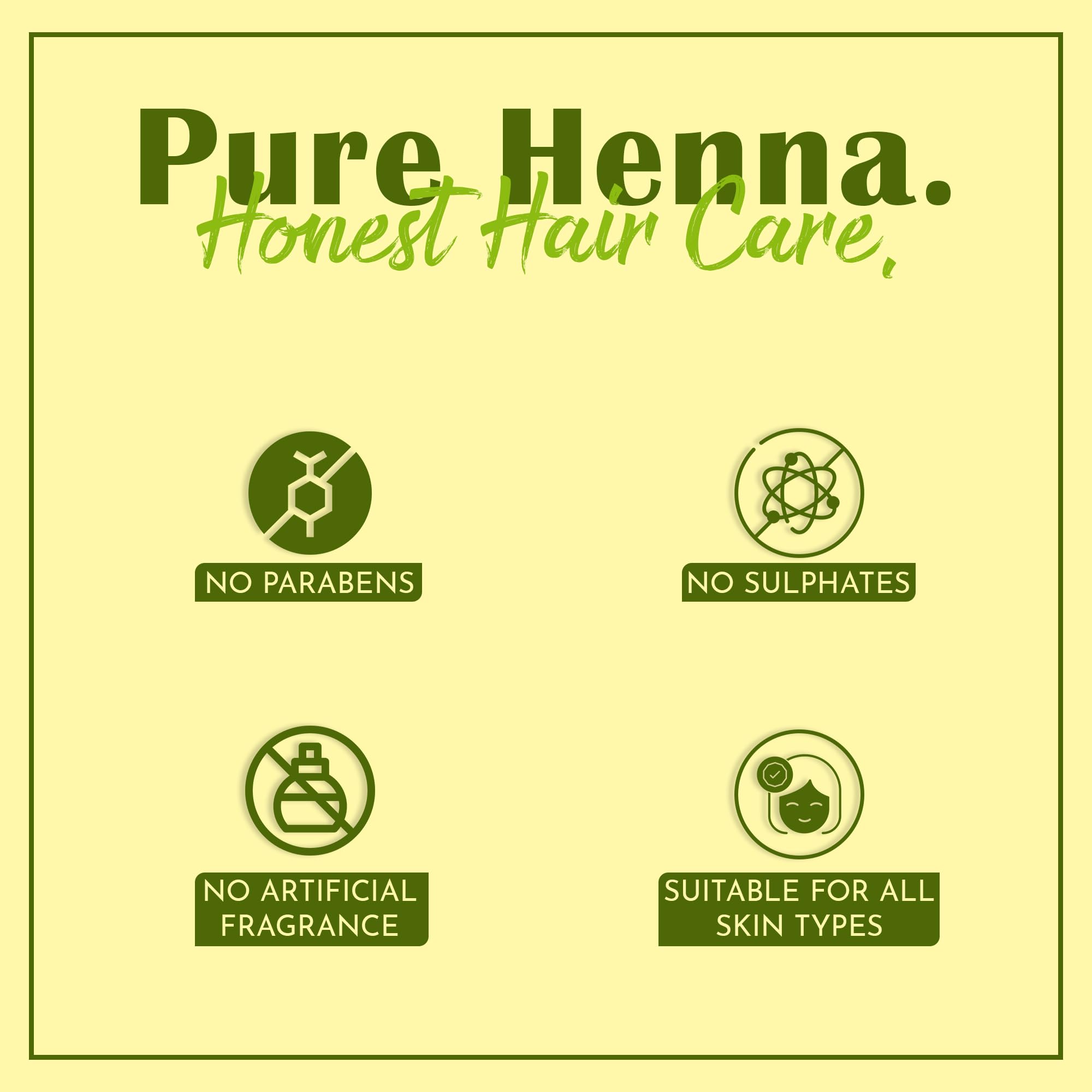 Poudre henné Mi Nature Pure sans additifs et sans conservateurs