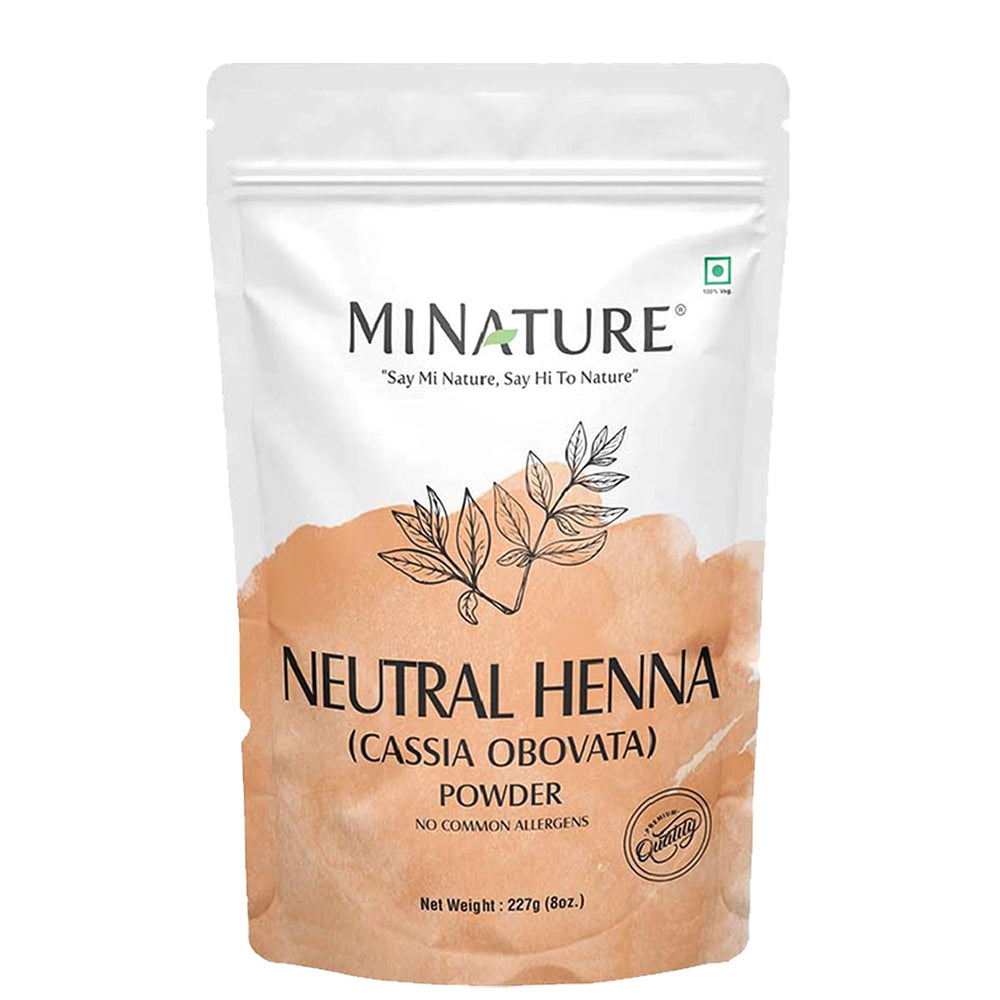 minature poudre Cassia Obovata neutre – soin capillaire sans coloration, texture légère