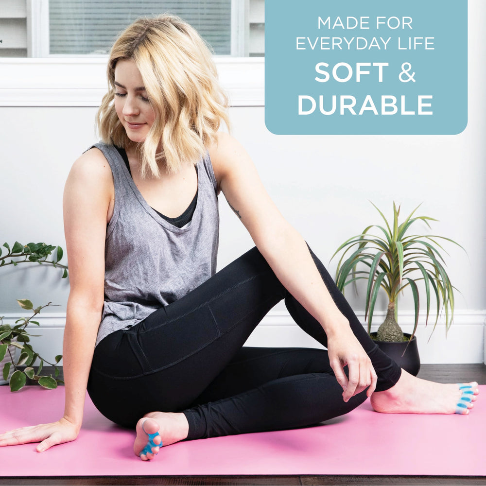 Mind Bodhi séparateurs d’orteils bleu, taille grand pour femmes et hommes.