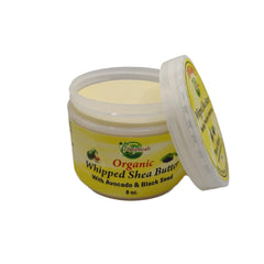 Mine Botanicals Beurre Shea fouetté ingrédients avocat nigelle noire: soin équilibrant pour la peau.