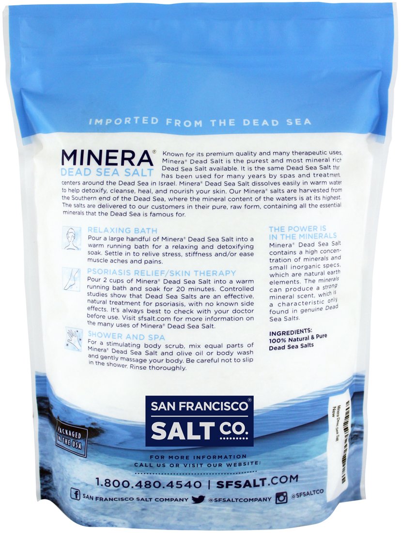 Minera Sel de Mer Morte – utilisation polyvalente bain et exfoliation