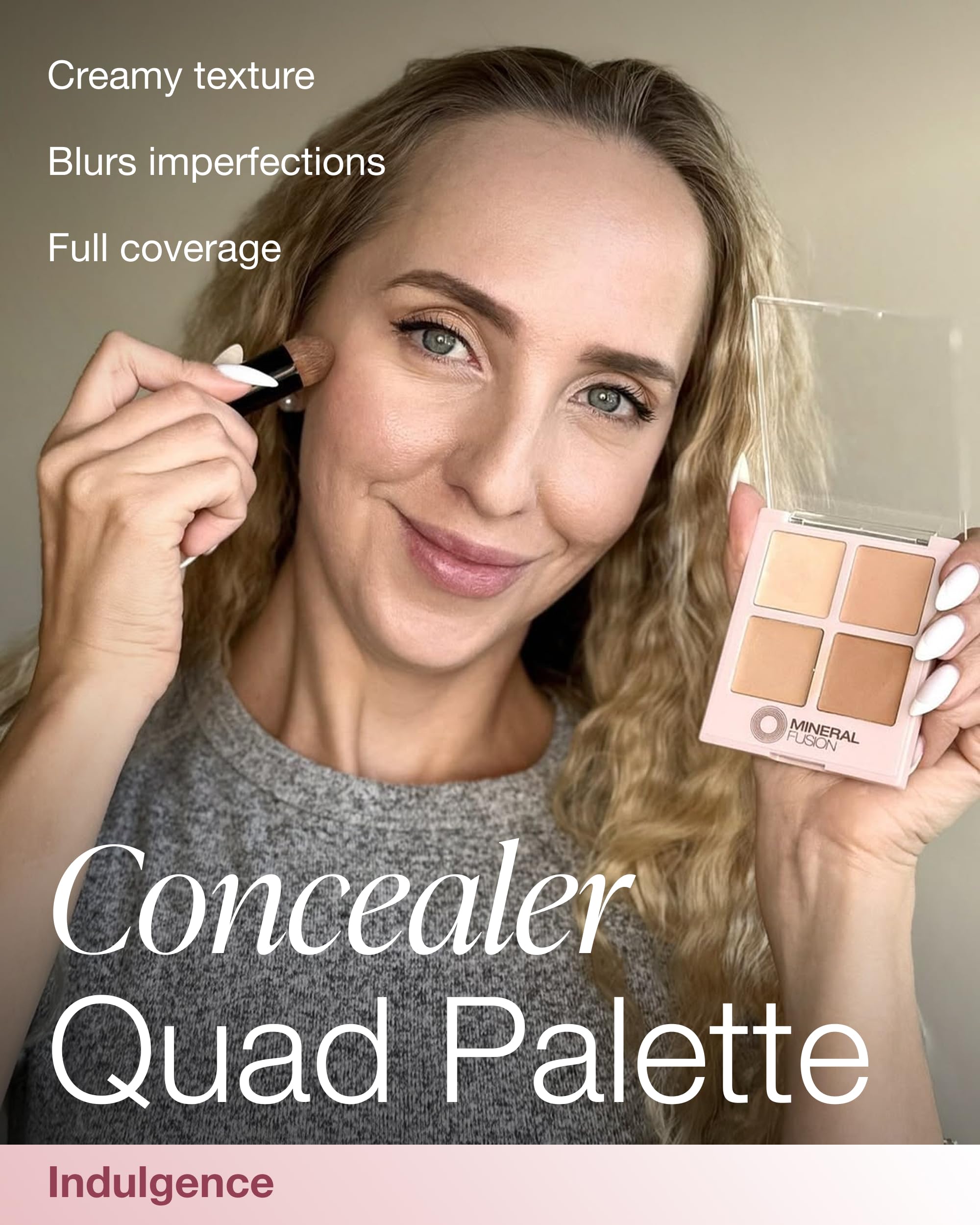 Concealer creme teinte claire Mineral Fusion éclaircit les cernes