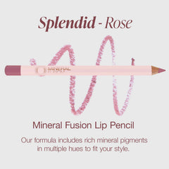 Mineral Fusion Crayon Lèvre hydratation avec beurre de karité et vitamine E.