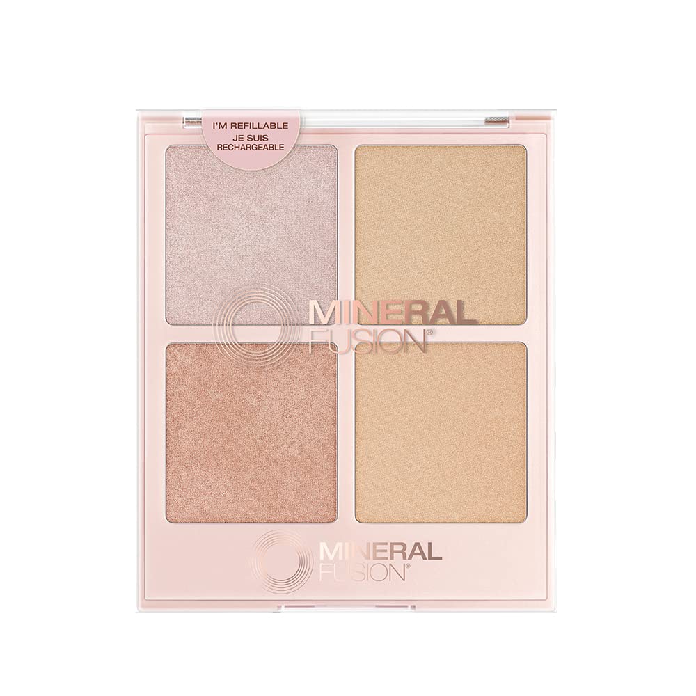 Palette ouverte Mineral Fusion Étoilée révèle des nuances lumineuses faciles à mélanger.