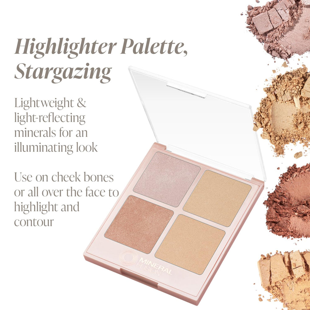 Palette satinée Mineral Fusion offrant un rendu soyeux et lumineux.