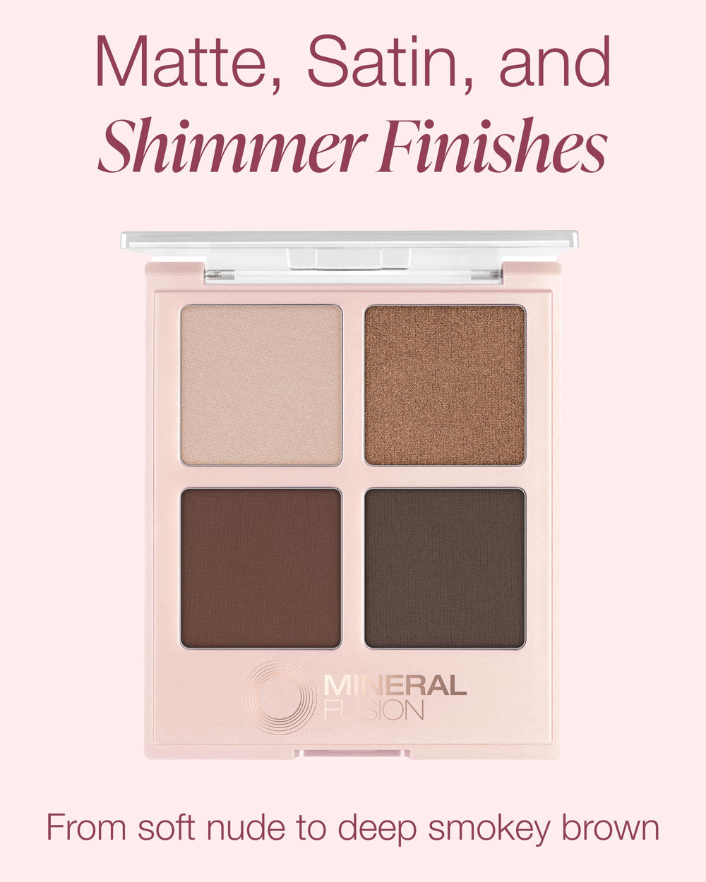 Teinte mate brun clair de Mineral Fusion Coffee Break pour définition légère