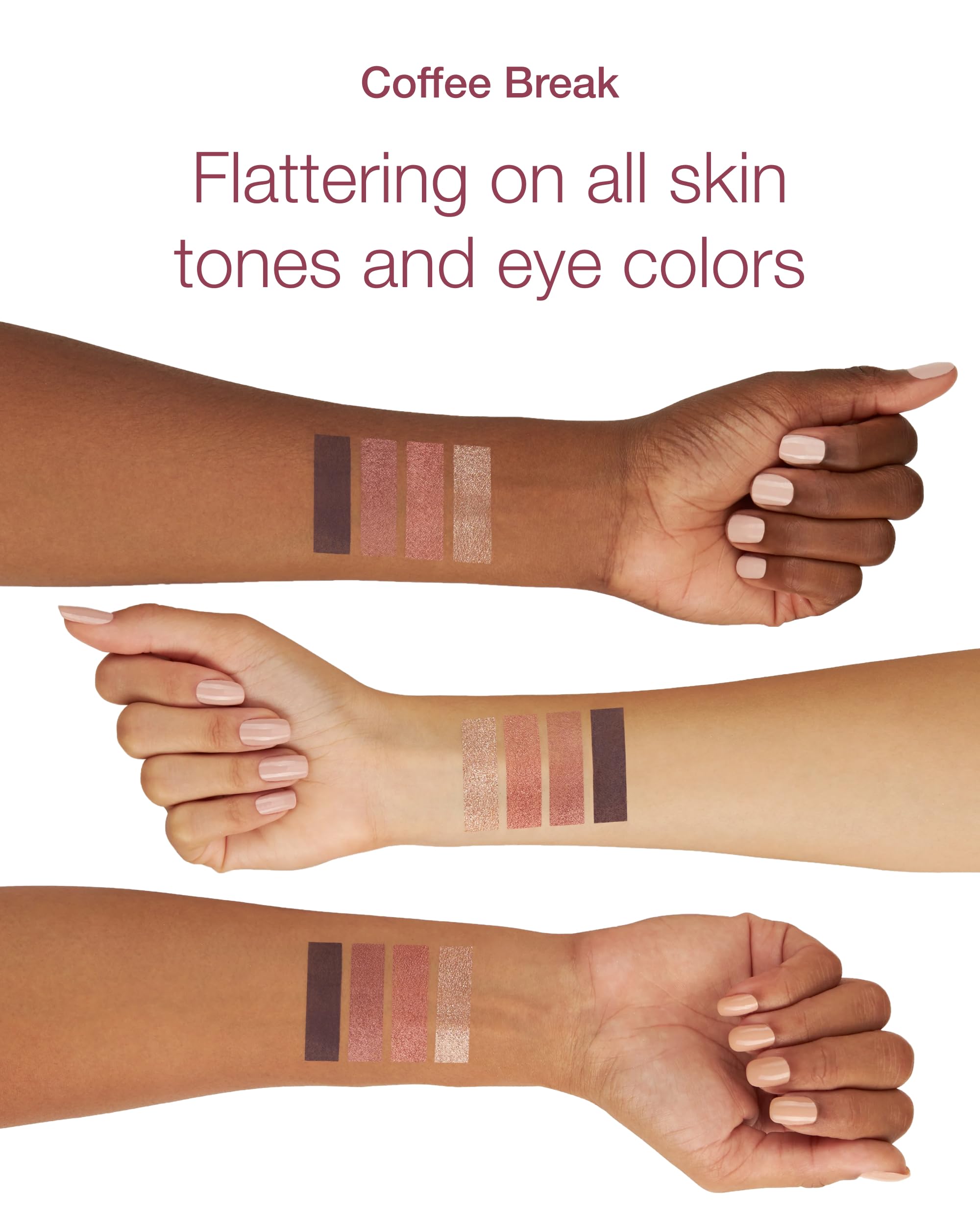 Teinte satin caramel de Mineral Fusion Coffee Break apporte chaleur subtile