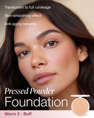 Mineral Fusion Poudre Pressée Triple-Millee Mat: texture ultra-fin et application homogène