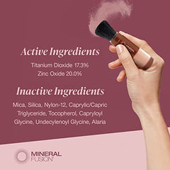 Mineral Fusion Poudre solaire sans brillance, fini naturel et adaptable.
