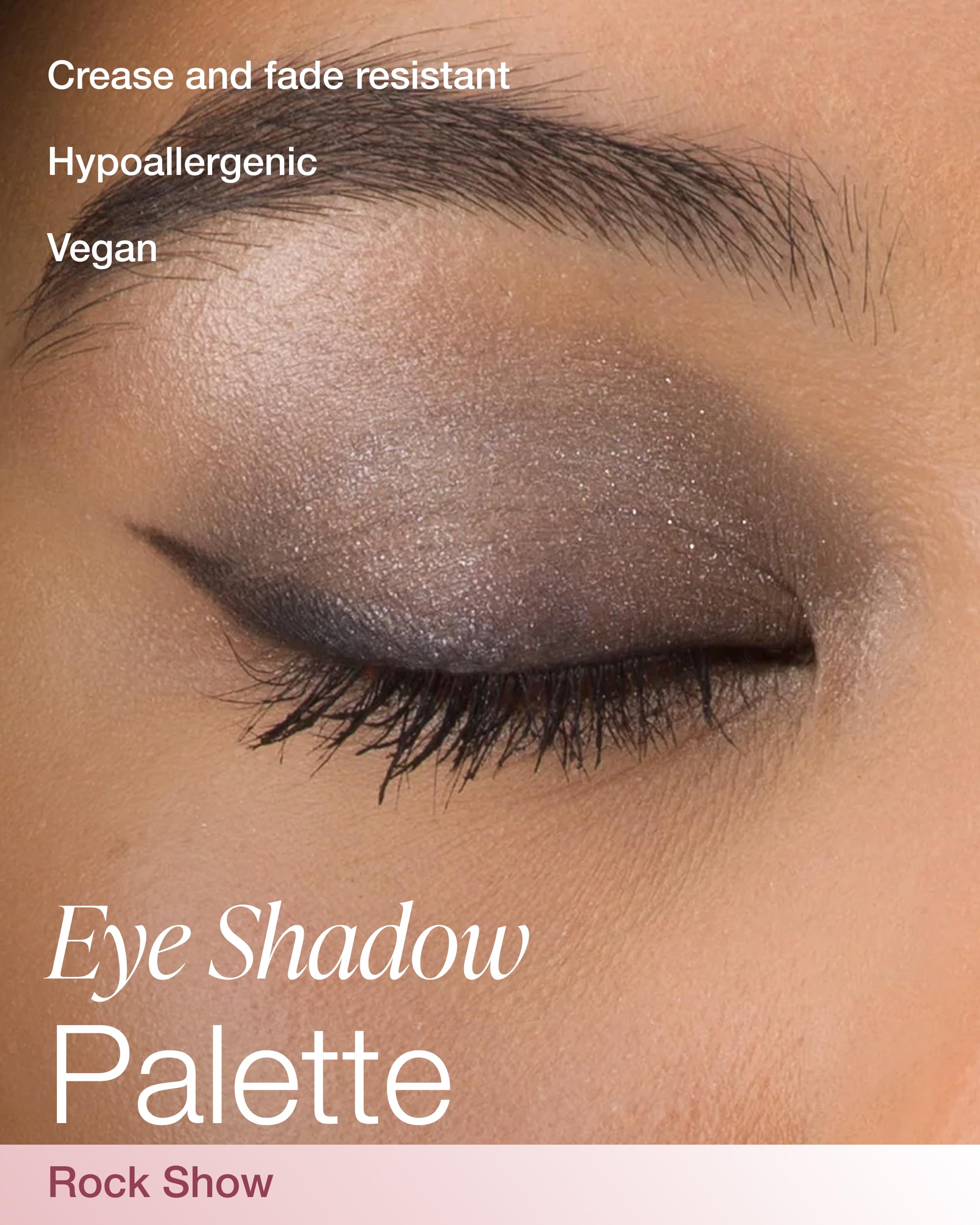 Mineral Fusion Rock Show palette yeux: teinte satin pour illumination et raffinement