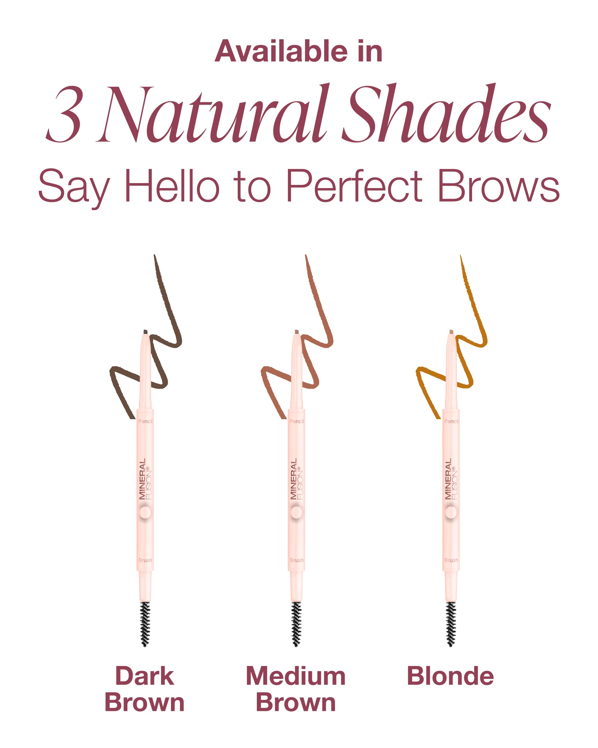 Mineral Fusion Sourcil Rétractable Blonde: tenue longue durée sans effet flashy.