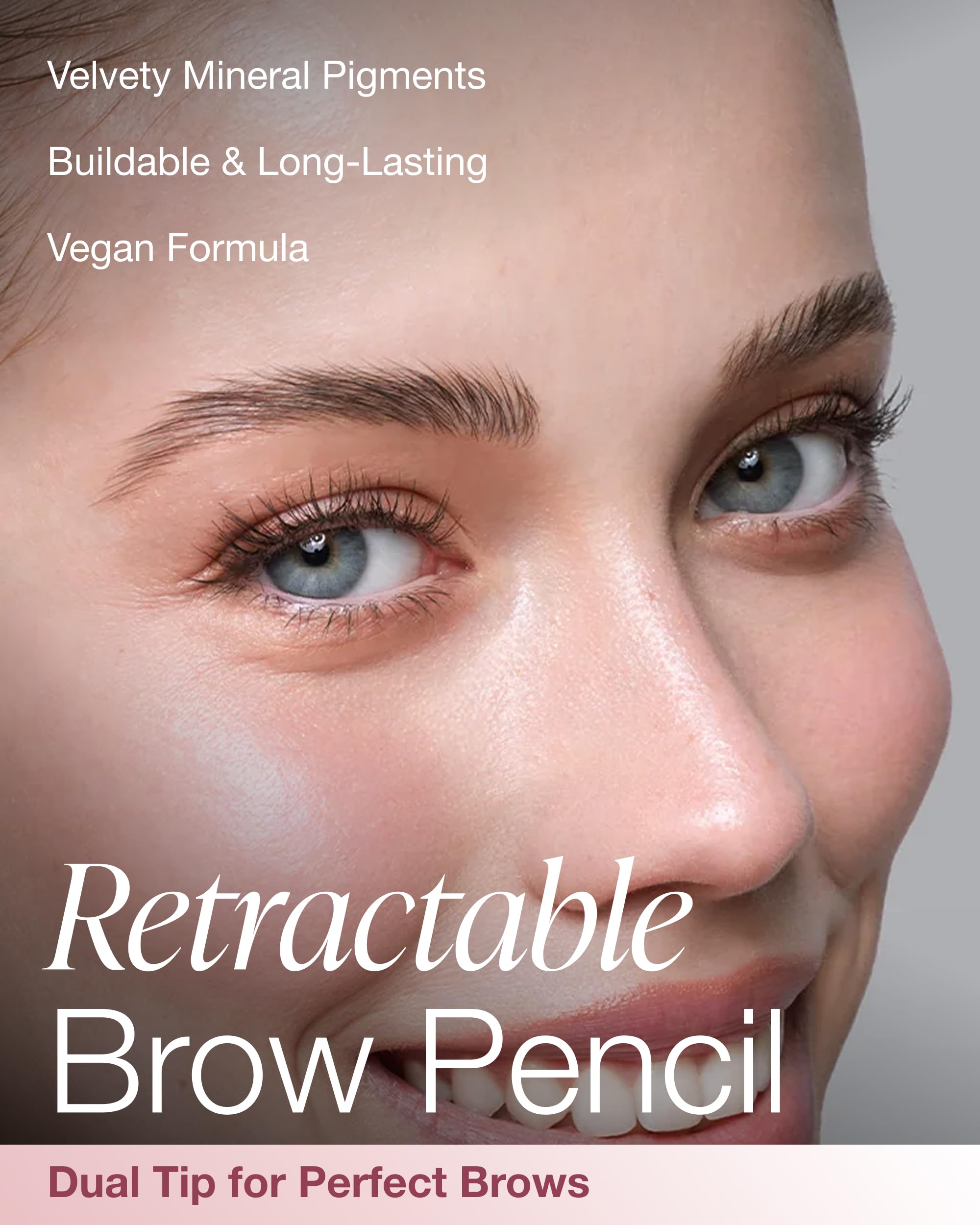 Mineral Fusion Sourcil Rétractable Blonde: pigments minéraux pour couleur durable et veloutée.