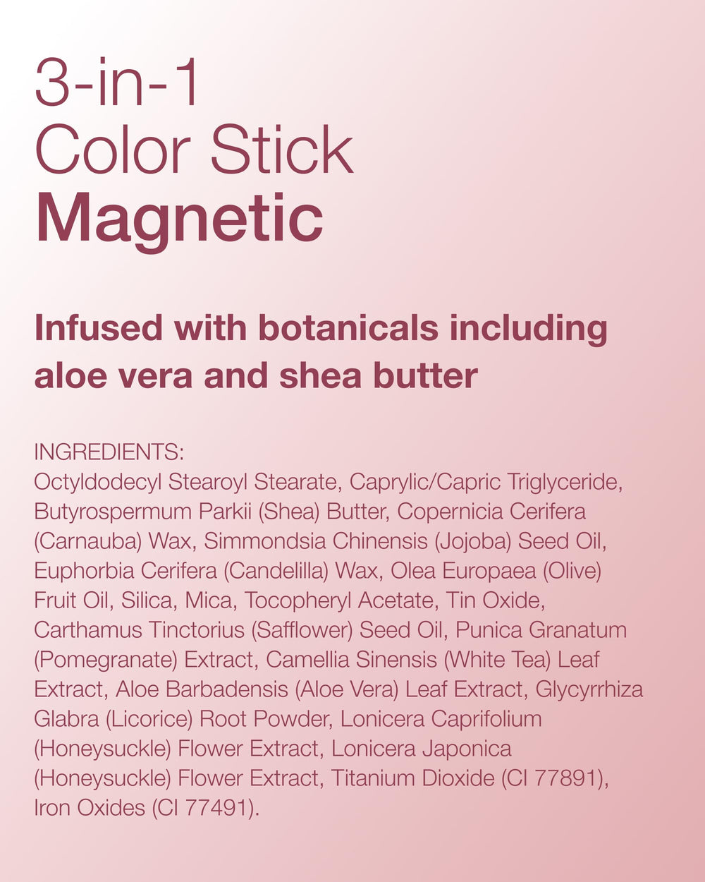 Ingrédients naturels et hypoallergéniques Mineral Fusion pour peau sensible.