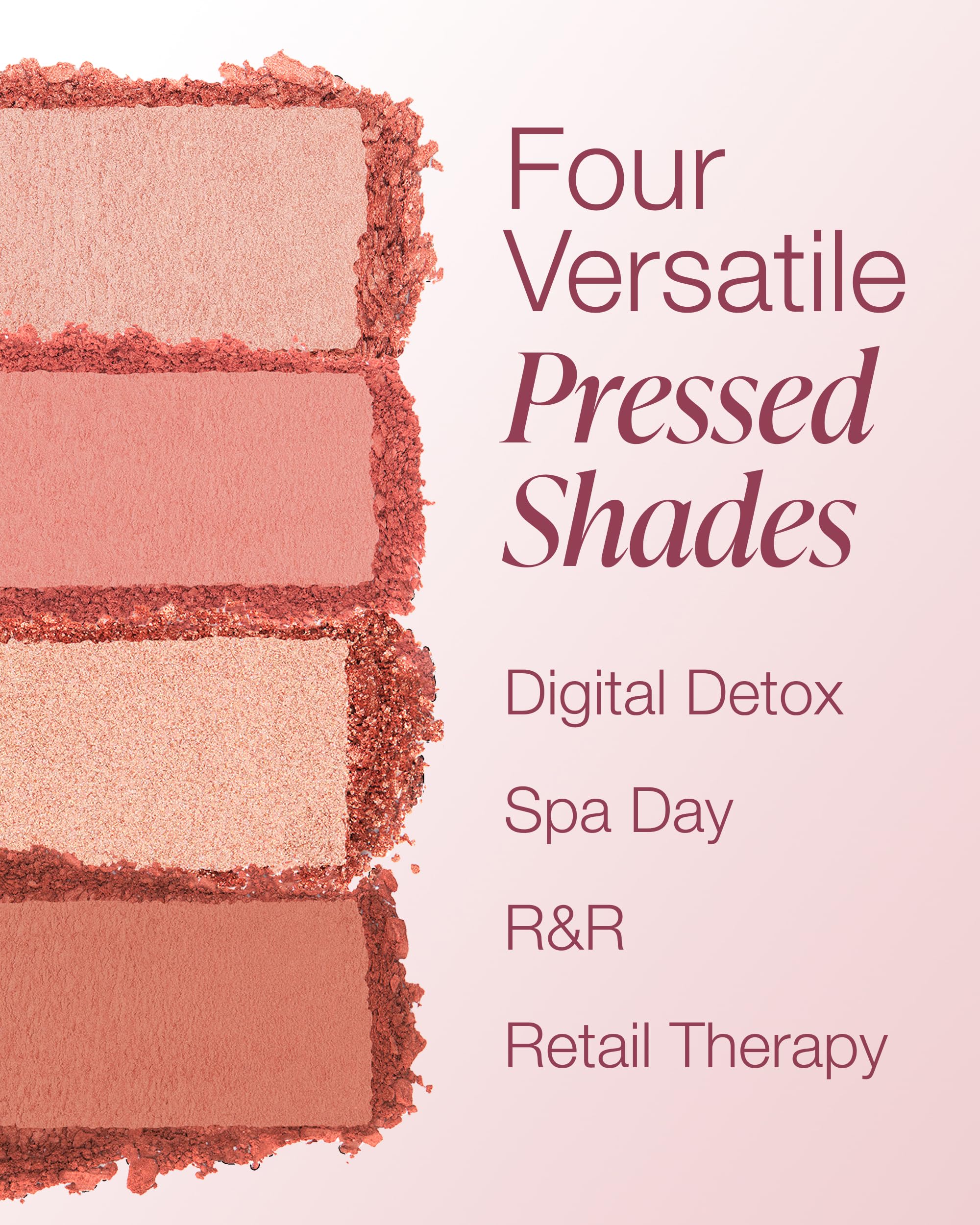 Mineral Fusion Palette Vacances d'été - teintes métalliques pour accents brillants.