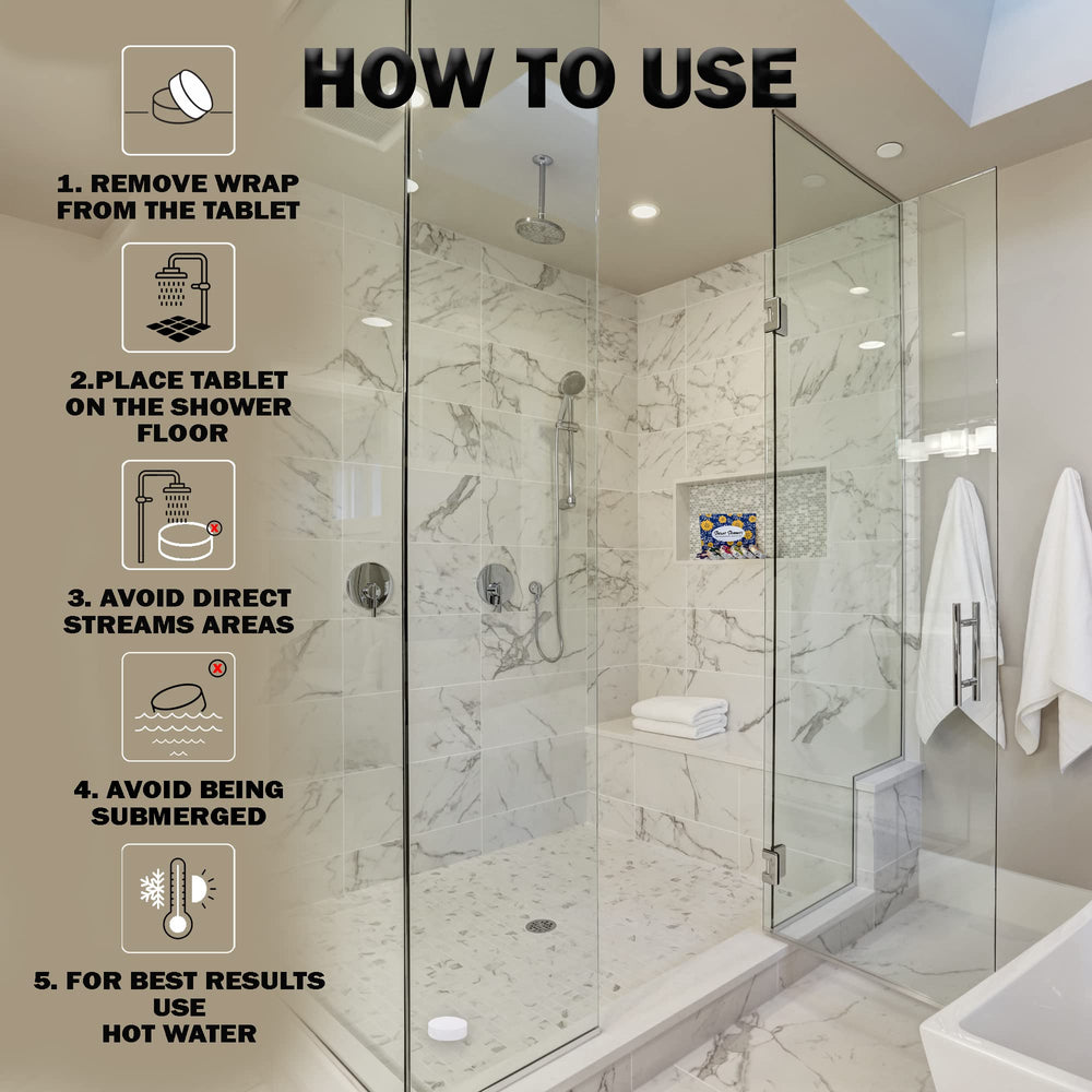 Mineral Me California usages-douche-relaxation : transforme chaque douche en moment sensoriel