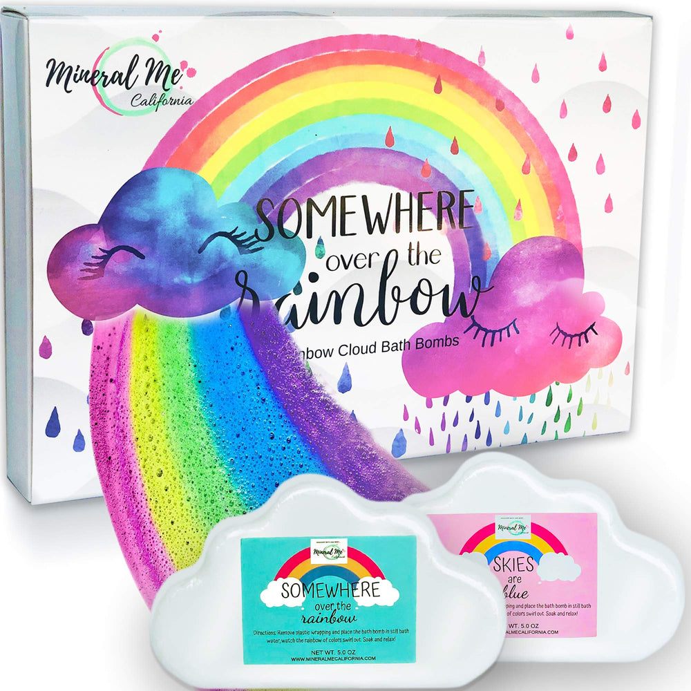 Bombe Mineral Me California nuage arc-en-ciel pour spa à domicile