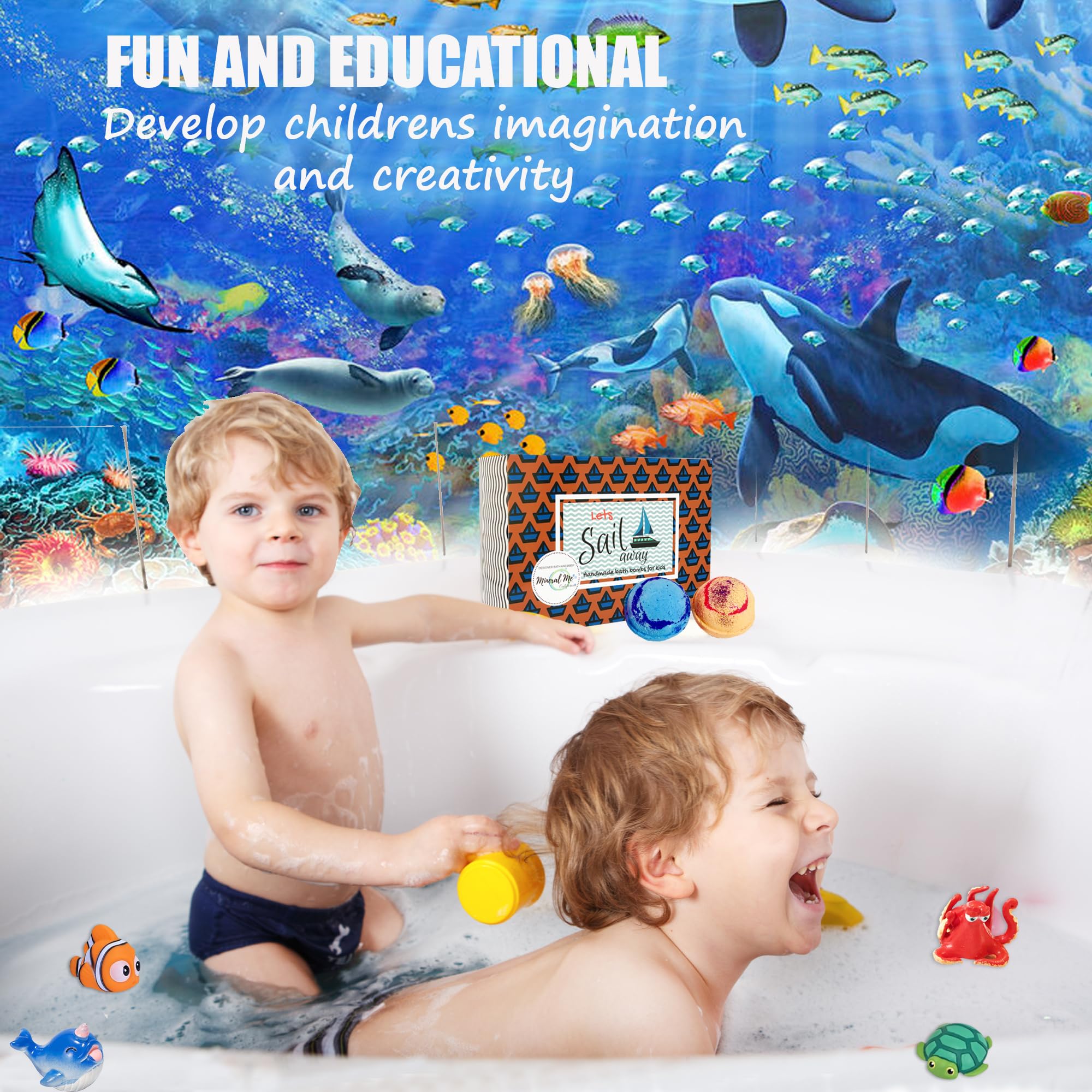 Boules de bain Mineral Me California enriching huile essentielle.